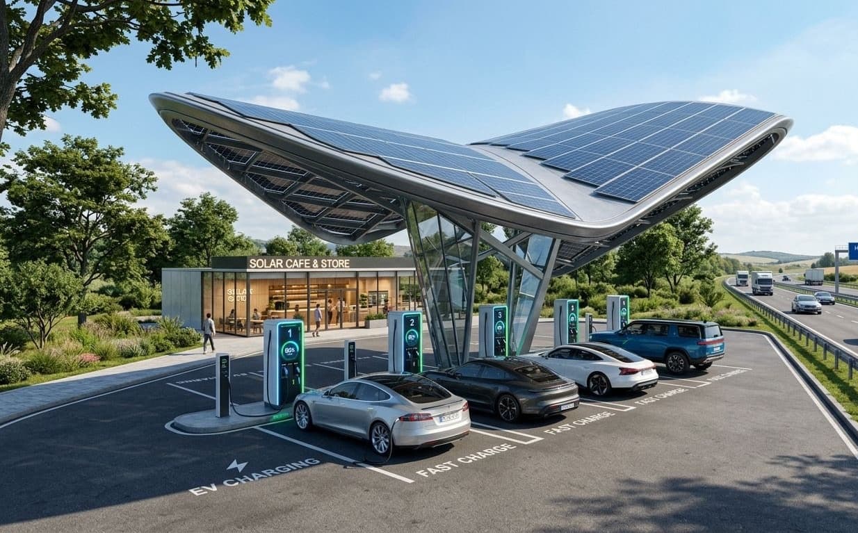 Solar EV Charging Stations